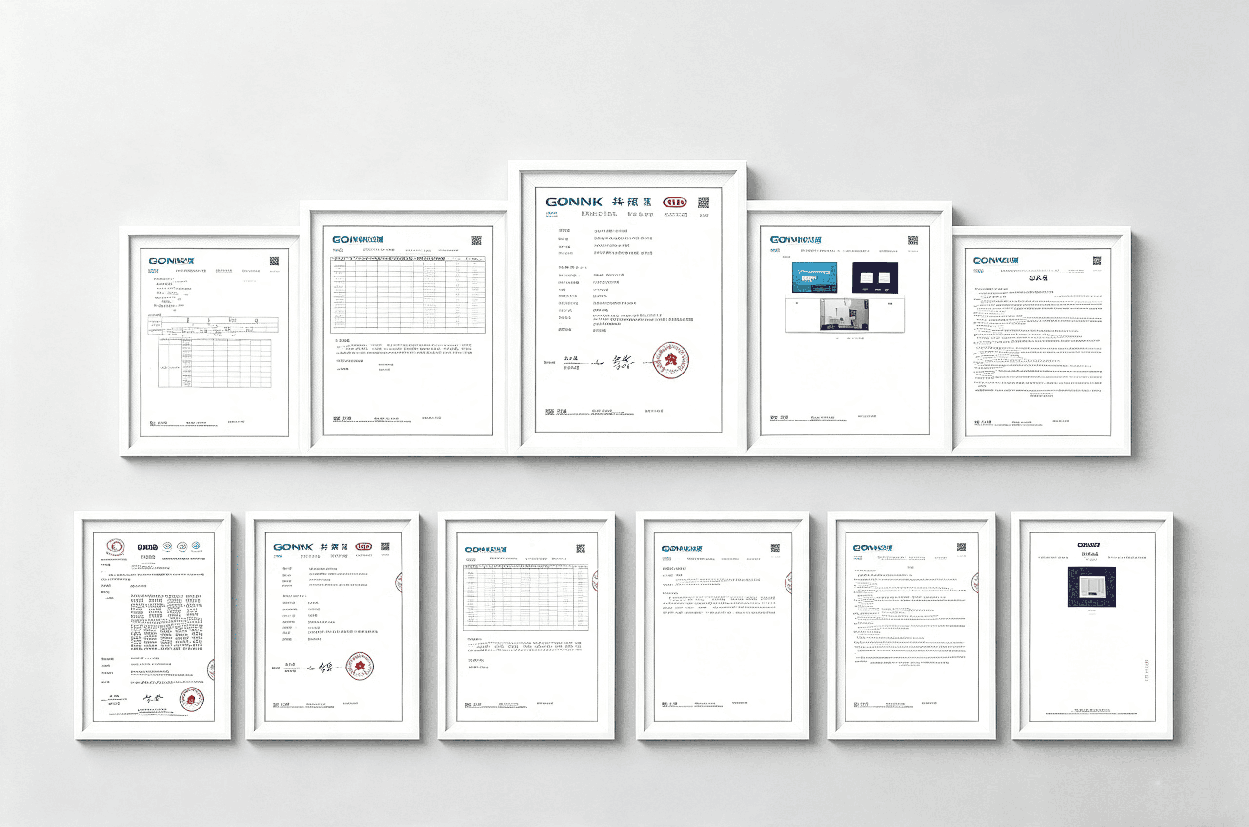 ISO9001 quality certificate